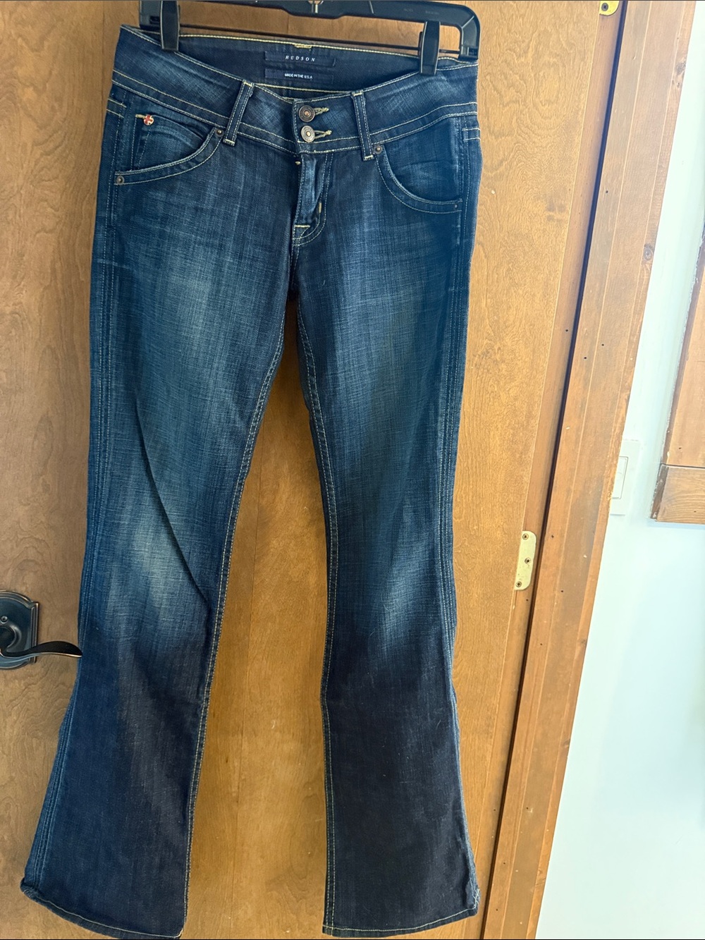 Dark Wash Women's Bootcut Hudson Jeans - Blue
